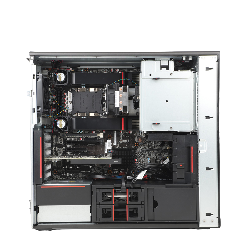 ThinkStation 联想P720图形工作站设计渲染主机2*金牌5218 128G内/1TB固态+4T/RTX4090 24G