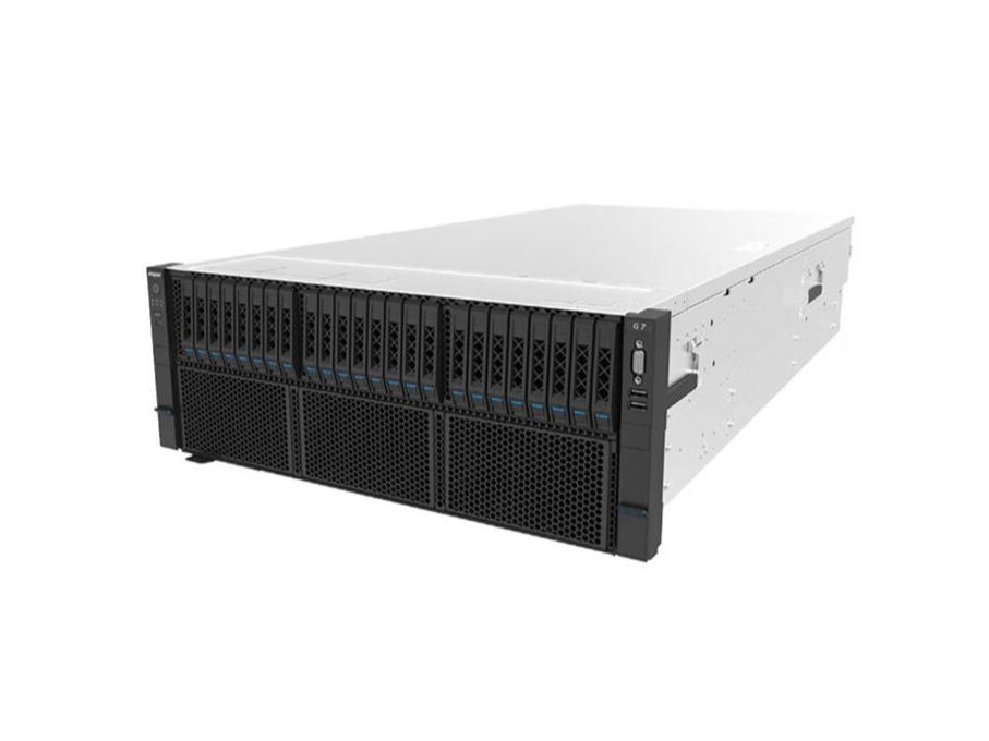 浪潮NF5468M7机架式GPU服务器AI训练推理2*金牌6430/256G/3x1.92T+2x8T/4*RTX4090-24G/2G阵列/4*3000W